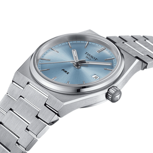 Orologio Tissot PRX 35mm, quadrante azzurro