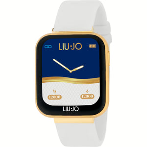 LIUJO Smartwatch Voice Gold Cint Bianco