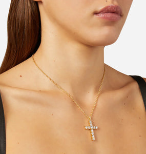 Collana pendente Chiara Ferragni bold cross