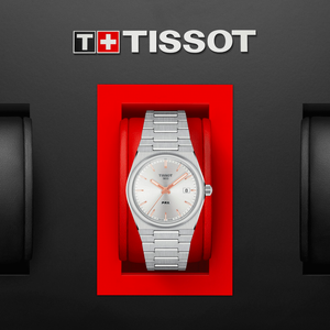 Orologio Tissot PRX 35mm, quadrante argento